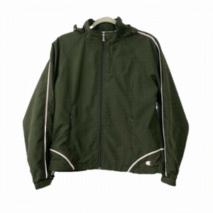 Champion made in Canada full zip windbreaker green vintage
